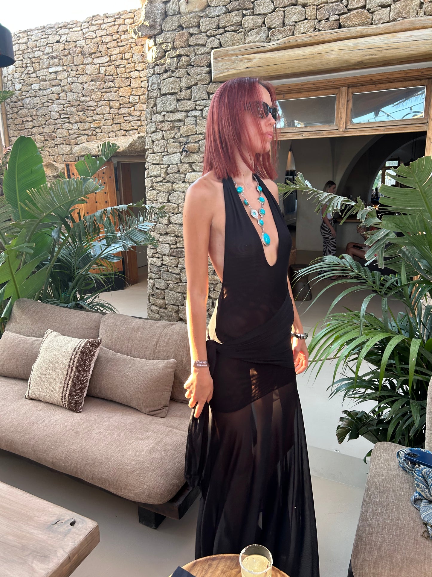 See through dress