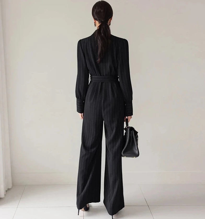 Striped Jumpsuit