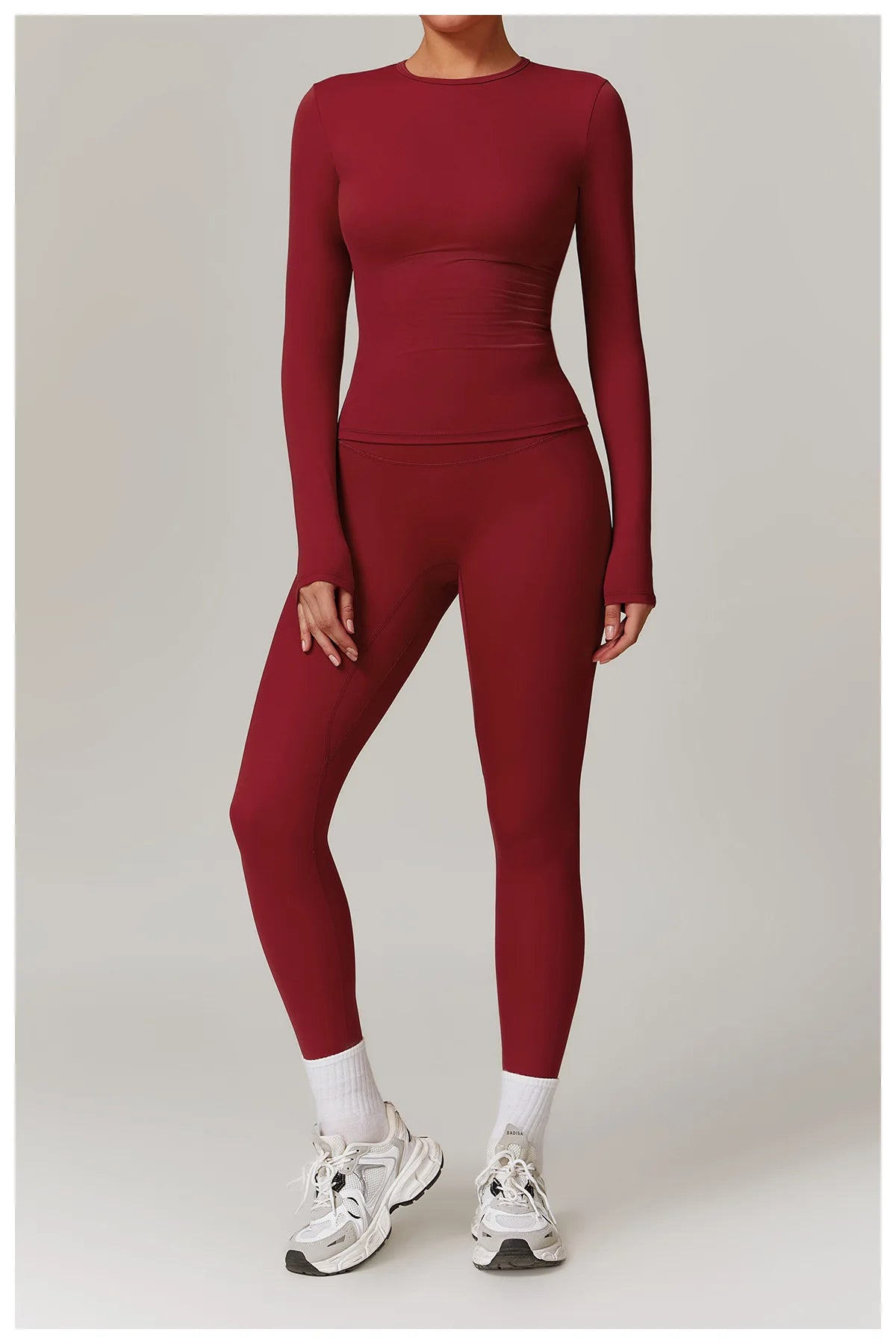 2Pcs Yoga Set Women Workout Tracksuit Gym Clothes Fitness Long Sleeve Shirts High Waist Leggings Set Sport Shorts Sleeves Suit Jolene London