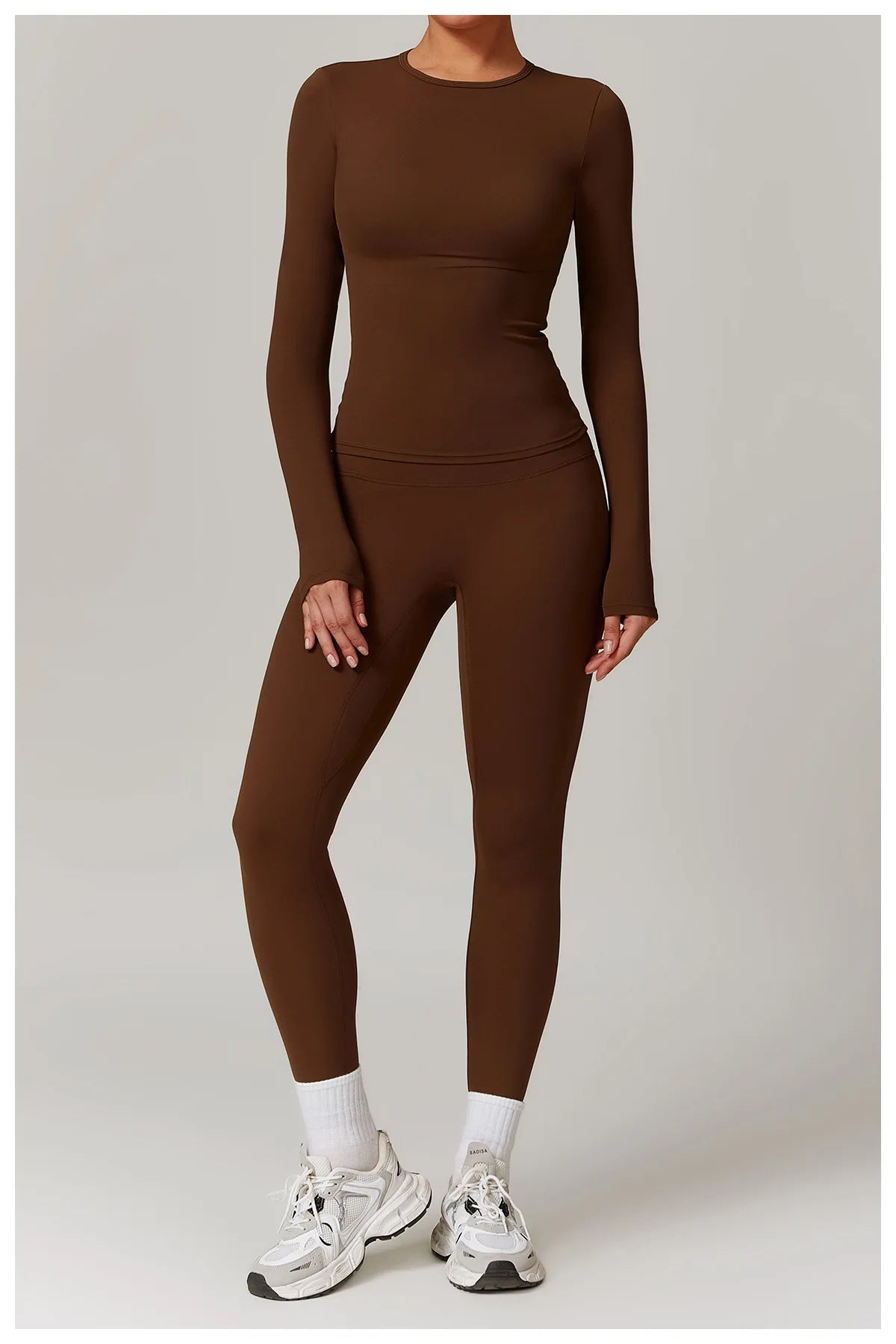 2Pcs Yoga Set Women Workout Tracksuit Gym Clothes Fitness Long Sleeve Shirts High Waist Leggings Set Sport Shorts Sleeves Suit Jolene London